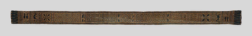Ceremonial Banner or Wrapper (Sarita), Cotton, Toraja people