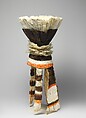 Feathered Headdress, Chimú artist(s), Feathers, cotton, rope, Chimú