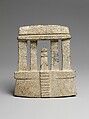Architectural Model with Figure, Stone, Mezcala