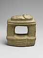 Architectural Model with Figure, Stone, Mezcala
