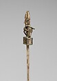 Pin, Silver (hammered), Chimú or Inca
