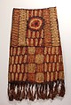 Woman's Garment, Raffia palm fiber (Raphia vinifera), vegetal dyes, Dida peoples