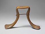 Headrest, Wood, copper, pigment, Karimoja peoples
