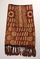 Woman's Garment, Dida artist, Raffia palm fiber (possibly Raphia vinifera), vegetal dye, Dida peoples