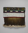 Girl's Apron (Lighabi), Glass beads, hide, Ndebele peoples
