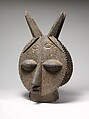 Headdress: Janus, Wood, pigment, accumulated surface material, Yoruba peoples, Ijebu group