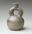 Stirrup-Spout Bottle, Ceramic, Cupisnique