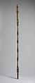 Rattle Staff: Oba Akenzua I Standing on an Elephant (Ukhurhe), Bronze, copper, iron, paint(?), Edo peoples