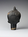 Female ntiri (memorial head), Akan artist, Terracotta, applied patina, Akan