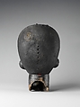 Male ntiri (memorial head), Akan artist, Terracotta, applied patina, Akan