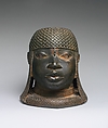 Head of an Oba, Edo artist, Brass, Edo artist