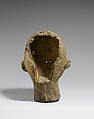 Nsodie (memorial head), Akan artist, Terracotta, Akan