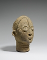 Nsodie (memorial head), Akan artist, Terracotta, Akan