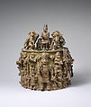 Oba with Animals, Brass, Edo peoples