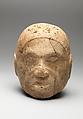 Head from a Figure, Marble, Mississippian