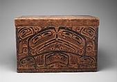 Storage Chest, Wood, paint, Tlingit