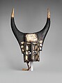 Mask: Bull, Wood, fiber, pigment, Dogon peoples