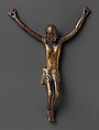 Christ, Solid cast brass with holes for nailing, Kongo peoples; Kongo Kingdom