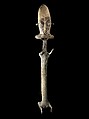 Headdress Effigy (Hareiga), Barkcloth, paint, bamboo, leaves, Chachet Baining people