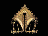 Ear Ornament or Pendant (Mamuli), Gold, Sumba Island