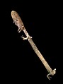 Headdress Effigy (Hareiga), Barkcloth, paint, bamboo, leaves, Chachet Baining people