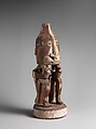 Korwar (ancestor figure), Cenderawasih Bay artist, Wood, paint, glass beads, Cenderawasih Bay