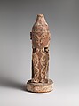 Korwar (ancestor figure), Cenderawasih Bay artist, Wood, paint, glass beads, Cenderawasih Bay