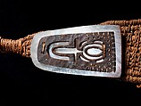 Headdress (Uhikana), Pearl shell, turtle shell, fiber, Marquesan (Enata) people