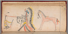 Maffet Ledger: Drawing, Graphite, watercolor, and crayon on paper, Southern and Northern Cheyenne