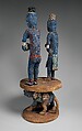 Throne of Njouteu, Grassfields carver and master beader, Wood, glass beads, cloth, cowrie shells, Bamileke