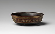 Incised Bowl, Ceramic, post-fired resin paint, Paracas