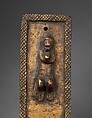 Crucifix, Kongo artist, Solid cast brass, Kongo