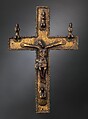 Crucifix, Kongo artist, Solid cast brass, Kongo