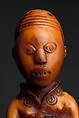 Staff Finial: Chief Seated on Dog, Ivory, Kongo peoples
