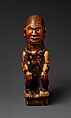 Staff Finial: Seated Figure, 
