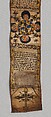 Tälsäm or yä bərana kətab (healing scroll), Northern Highlands däbtära (religious scholar), Parchment, ink, pigments, cotton, Tigrinya peoples