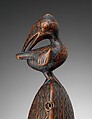 Ceremonial Bell with Bird, Wood, metal, Kongo peoples