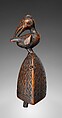 Ceremonial Bell with Bird, Wood, metal, Kongo peoples
