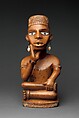Figure: Seated Male, Wood, metal, ivory, glass, pigment, Kongo peoples; Yombe group