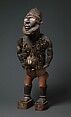 Power Figure (Nkisi N'Kondi: Mangaaka), Wood, iron, resin, ceramic, plant fiber, textile, pigment, cowrie shell, animal hide and hair, Kongo peoples; Yombe group
