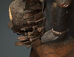 Power Figure (Nkisi N'Kondi: Mangaaka), Wood, iron, resin, ceramic, plant fiber, textile, pigment, cowrie shell, animal hide and hair, Kongo peoples; Yombe group