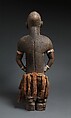 Power Figure (Nkisi N'Kondi: Mangaaka), Wood, iron, resin, cowrie shell, ceramic, plant fiber, textile, gourd, pigment, Kongo peoples; Yombe group