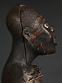 Power Figure (Nkisi N'Kondi: Mangaaka), Wood, iron, resin, mirrored glass, ceramic, plant fiber, textile, pigment, Kongo peoples; Yombe group