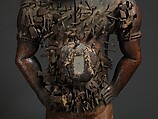 Power Figure (Nkisi N'Kondi: Mangaaka), Wood, iron, resin, mirrored glass, ceramic, plant fiber, textile, pigment, Kongo peoples; Yombe group