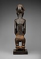 Singiti (commemorative portrait of a chief), Hemba artist, Wood, pigment, Hemba