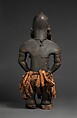 Power Figure (Nkisi N'Kondi: Mangaaka), Wood (Vitex thonneri De Wild.), iron, resin, cowrie shell, animal hide and hair, ceramic, plant fiber, textile, pigment, Kongo peoples; Yombe group