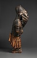 Power Figure (Nkisi N'Kondi: Mangaaka), Wood (Vitex thonneri De Wild.), iron, resin, cowrie shell, animal hide and hair, ceramic, plant fiber, textile, pigment, Kongo peoples; Yombe group