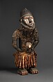 Power Figure (Nkisi N'Kondi: Mangaaka), Wood (Vitex thonneri De Wild.), iron, resin, cowrie shell, animal hide and hair, ceramic, plant fiber, textile, pigment, Kongo peoples; Yombe group