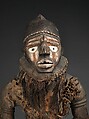 Power Figure (Nkisi N'Kondi: Mangaaka), Wood (Vitex thonneri De Wild.), iron, resin, cowrie shell, animal hide and hair, ceramic, plant fiber, textile, pigment, Kongo peoples; Yombe group