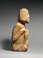 Kneeling Male Figure, Quartz sandstone, Mississippian